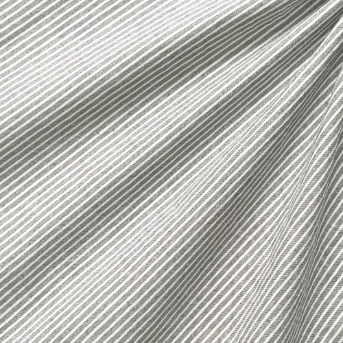 Хлопок жатый светло-серый Authentic Collection, отрез 50:124 см