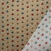 Хлопок принт листочки на бежевом фоне Moda fabrics 10:110 см