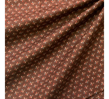 Принтованый хлопок веточки на шоколадном фоне Moda fabrics 110 см