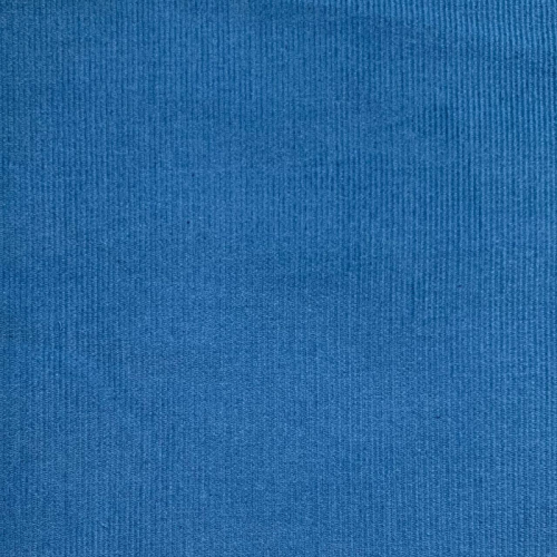 Микровельвет Нежность синий джинс тонкий хлопок 180 гр/м, размер отреза 35:50 см