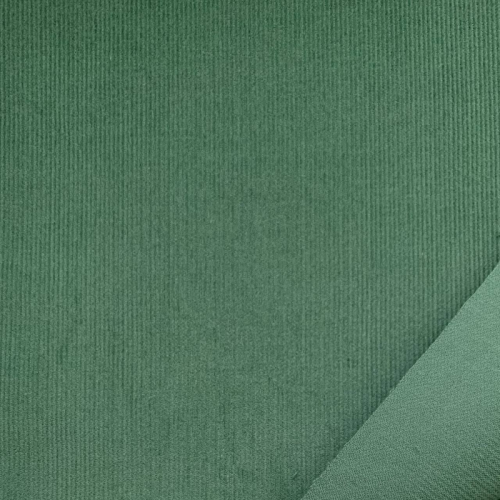 Микровельвет Нежность зелено-бутылочный тонкий хлопок 180 гр/м, размер отреза 50:70 см