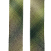 Косая бейка №18 из Японского фактурного хлопка тепло-зеленый градиент Ширина 4 см