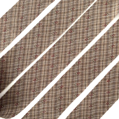 Косая бейка №22 из Японского фактурного хлопка серо-бежевый градиент Ширина 4 см