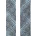 Косая бейка №24 из Японского фактурного хлопка светло-серый градиент с бирюзовым подтоном Ширина 4 см