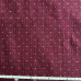 Фактурный хлопок #702 жаккард винно-бордовый цвета в полоску и крестик, отрез 50:50 см