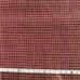 Японский фактурный хлопок #707 жаккард коричневого-бордовый с берюзовой нитью в клетку, отрез 50:50 см