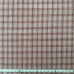 Японский фактурный хлопок #713 жаккард темно бежевогого цвета с серым подтоном в клетку, отрез 50:50 см
