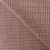 Японский фактурный хлопок #718 бордо в клетку, отрез 35:50 см