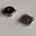 Магнитная кнопка серебряная пришивная 18 мм