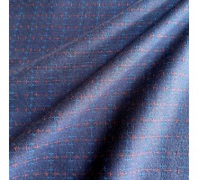 Японский фактурный хлопок #776 коричневый с синим подтоном