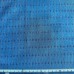 Японский фактурный хлопок #777 жаккард крестик голубой с бирюзовым подтоном, отрез 35:50 см