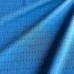 Японский фактурный хлопок #777 жаккард крестик голубой с бирюзовым подтоном, отрез 35:50 см