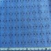 Японский фактурный хлопок #778 жаккард крестик небесно-голубой, отрез 35:50 см