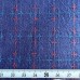 Японский фактурный хлопок #779 жаккард крестик чернильно-синий, отрез 100:140 см