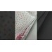 Японский принтованный хлопок 10:110 см, мелкий рисунок розовые Сердечки, плотность ткани 120 гр/м